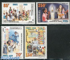 Senegal 1986 Christmas 4v, Mint NH, Religion - Christmas - Weihnachten