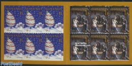 Slovenia 2001 Christmas Booklet, Mint NH, Religion - Christmas - Stamp Booklets - Kerstmis