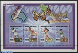 Mali 2000 Olympic Games, Tennis 4v M/s, Mint NH, Sport - Olympic Games - Tennis - Tenis