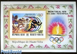 Upper Volta 1976 Olympic Games Montreal S/s Imperforated, Mint NH, Sport - Athletics - Olympic Games - Atletica