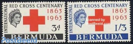 Bermuda 1963 Red Cross 2v, Mint NH, Health - Red Cross - Rotes Kreuz