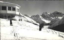 11781026 Davos GR Bergrestaurant Clavendeler Alp Mit Sertig Doerfli Mittaghorn P - Otros & Sin Clasificación