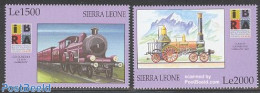 Sierra Leone 1999 IBRA 99 2v, Mint NH, Transport - Railways - Treinen