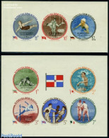 Dominican Republic 1962 UNESCO 2 S/s Imperforated, Mint NH, History - Sport - Unesco - Olympic Games - Other & Unclassified