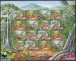 Malaysia 1995 WWF, Tigers M/s, Mint NH, Nature - Animals (others & Mixed) - Cat Family - World Wildlife Fund (WWF) - Altri & Non Classificati