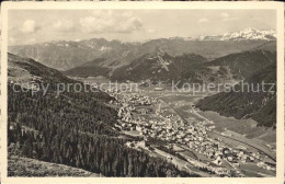 11780856 Davos GR Mit Schatzalp Rhaetikon Und Pischahorn Davos Platz - Other & Unclassified