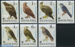 Hungary 1983 WWF, Birds 7v, Mint NH, Nature - Birds - Birds Of Prey - World Wildlife Fund (WWF) - Nuevos