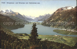 11780846 Silvaplana GR Silvaplanasee Und Silsersee Vom Hahnensee Aus Silvaplana - Autres & Non Classés