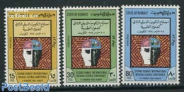 Kuwait 1984 Medical Science 3v, Mint NH, Health - Health - Kuwait