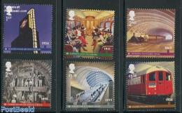 Great Britain 2013 London Underground 6v, Mint NH, Transport - Railways - Unused Stamps