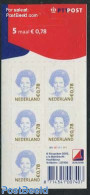Netherlands 2002 Beatrix 5x0.78 Foil Sheet With PTT Logo, Mint NH - Nuevos