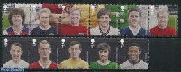 Great Britain 2013 Famous Footballers 11v ([:::::] + [::::]), Mint NH, Sport - Football - Unused Stamps