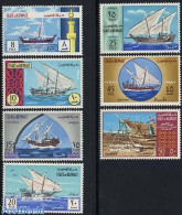 Kuwait 1970 Ships 7v, Mint NH, Transport - Ships And Boats - Schiffe