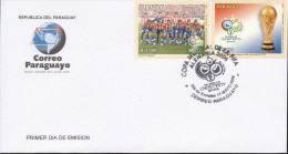 Paraguay 2006, Football World Cup In Germany, FDC - 2006 – Alemania