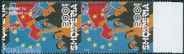 Albania 2006 Europa, Pair Of 200L, Moved Perforation, Mint NH, History - Various - Europa (cept) - Errors, Misprints, .. - Erreurs Sur Timbres