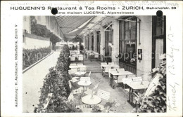 11779257 Zuerich Huguenins Restaurant Und Tea Rooms Zuerich - Sonstige & Ohne Zuordnung