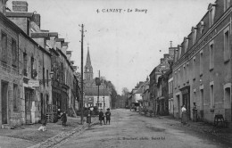 CANISY - Le Bourg - Quincaillerie, Articles De Ménage - A Droite "Au Pichet D'Etain" - Animé - Autres & Non Classés