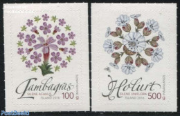 Iceland 2016 Wild Vegetation 2v S-a, Mint NH, Nature - Flowers & Plants - Nuevos