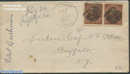 United States Of America 1895 Letter To Buffalo, New York, Postal History - Lettres & Documents