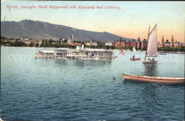 11779047 Zuerich Dampfer Stadt Rapperswil Mit Alpenquai Und Uetliberg Zuerich - Other & Unclassified