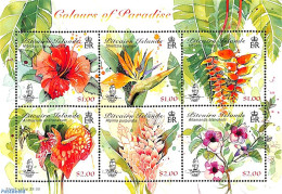 Pitcairn Islands 2018 Flowers 6v M/s, Mint NH, Nature - Flowers & Plants - Sonstige & Ohne Zuordnung