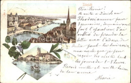 11778896 Zuerich Panorama Grossmuenster Limmatquai Zuerich - Sonstige & Ohne Zuordnung