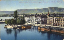 11778796 Zuerich Blick Vom Grossmuesnter Auf Metropol Bauschaenzli Und Uetliberg - Autres & Non Classés