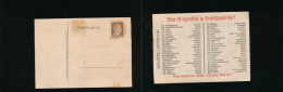 Carte Postale Timbre Hitler Propagande Was Ist Eigentlich In Deutschland Los? Quel Est Cet Endroit En Allemagne - 1939-45