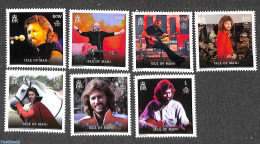 Isle Of Man 2021 Sir Barry Gibb 7v, Mint NH, Performance Art - Music - Popular Music - Musique