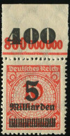 Deutsches Reich, 1923, 334 A P OPD K I C, Postfrisch, Ungebraucht - Andere & Zonder Classificatie