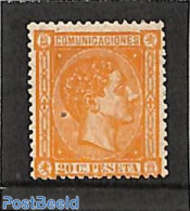 Spain 1875 20c, Unused, Stamp Out Of Set, Unused (hinged) - Ongebruikt