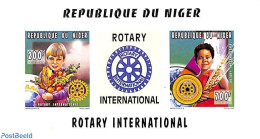 Niger 1996 Rotary Int. S/s, Imperforated, Mint NH, Various - Rotary - Rotary, Lions Club