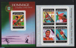 Guinea, Republic 2014 Eusebio 2 S/s, Mint NH, Sport - Football - Sonstige & Ohne Zuordnung