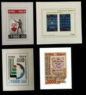 Syrie, Syrien, Syria 2020 Complete Year With CovÎd-19 Virus, Only M/S, MNH** - Syrien