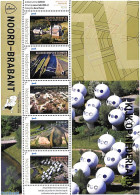 Netherlands - Personal Stamps TNT/PNL 2022 Noord Brabant 5v M/s, Mint NH, Various - Tourism - Art - Castles & Fortific.. - Castles