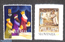 Slovenia 2022 Christmas 2v S-a, Mint NH, Religion - Christmas - Weihnachten