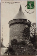 CPA Circulée 1903 , Sillé Le Guillaume (Sarthe) - Le Donjon   (54) - Sille Le Guillaume