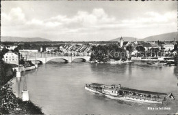 11777266 Rheinfelden AG Panorama Rheinbruecke Fahrgastschiff Rheinfelden - Altri & Non Classificati