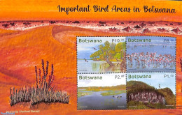 Botswana 2023 Bird Areas S/s, Mint NH, Nature - Birds - Flamingo - Botswana (1966-...)