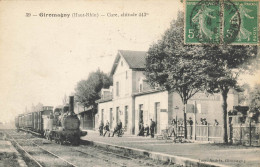 90 GIROMAGNY #FG57356 GARE ALTITUDE TRAIN LOCOMOTIVE - Giromagny