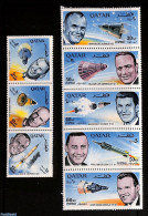 Qatar 1966 Astronauts 8v [::::], Mint NH, Transport - Space Exploration - Qatar