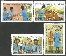 BS-73 Dominica Girl Guides Boy Scouts Padvinders Pfadfinder MNH ** Neuf SC - Ongebruikt