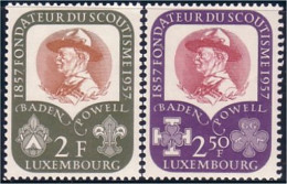 BS-119 Luxembourg Baden Powell Boy Scouts Padvinders Pfadfinder MH Light * Neuf Légère CH - Nuovi