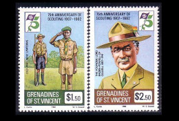 BS-49 St. Vincent Boy Scouts Padvinders Pfadfinder MNH ** Neuf SC - Unused Stamps