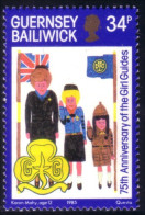 BS-22 Guernsey Girl Guides Boy Scouts Padvinders Pfadfinder MNH ** Neuf SC - Ungebraucht