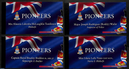 Cayman Islands 2011 Pioneers 4 Booklets (each With 6 Stamps), Mint NH, Health - Transport - Various - Health - Stamp B.. - Non Classés