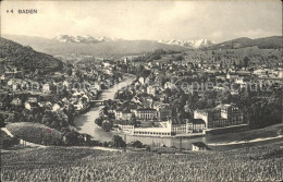 11777177 Baden AG Panorama Mit Limmat Baden - Sonstige & Ohne Zuordnung