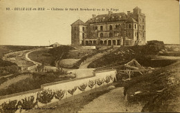 CPA (Morbihan) BELLE ILE EN MER - Château De Sarah Bernhardt Vu De La Plage (n° 99) - Belle Ile En Mer