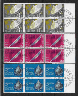 Schweiz 1973 Jahresereignisse Mi.Nr. 988/90 Kpl. 6er Blocksatz Gestempelt - Usados