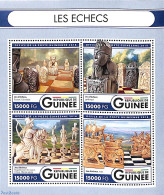 Guinea, Republic 2016 Chess 4v M/s, Mint NH, Sport - Chess - Chess